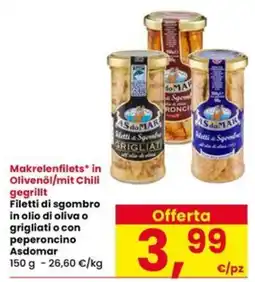 Interspar Filetti di sgombro Asdomar offerta