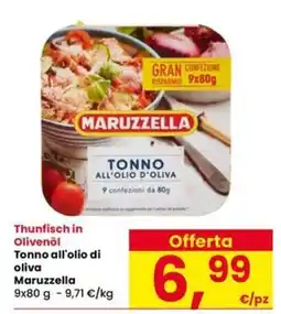 Interspar Tonno all'olio di oliva Maruzzella offerta
