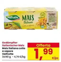Interspar Mais italiano cotto a vapore Valfrutta offerta