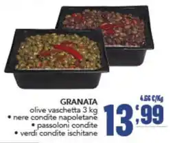 Gruppo di Palo Granata olive vaschetta offerta