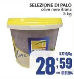 Gruppo di Palo Selezione di palo olive nere italane offerta