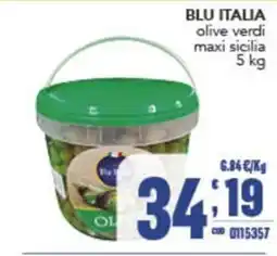 Gruppo di Palo Blu Italia olive verdi maxi sicilia offerta