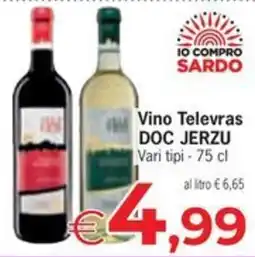 Despar Vino Telebras DOC JERZU offerta