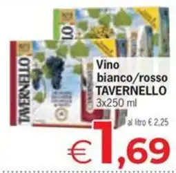Despar Vino bianco/rosso Tavernello offerta