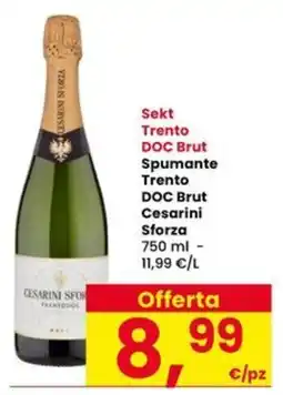 Interspar Sekt Trento DOC Brut Spumante Trento DOC Brut Cesarini Sforza offerta