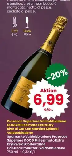 Interspar Prosecco Superiore Valdobbiadene DOCG Millesimato Extra Dry offerta