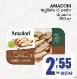 Gruppo di Palo Amadori tagliata di petto di pollo offerta