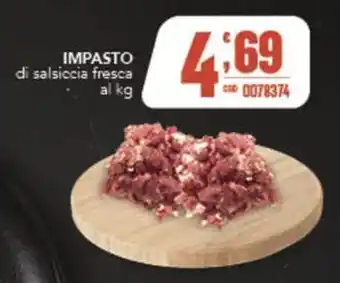 Gruppo di Palo Impasto di salsiccia fresca offerta