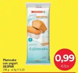 Despar Plumcake con yogurt DESPAR offerta