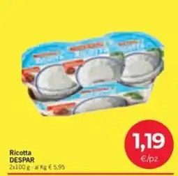 Despar Ricotta DESPAR offerta
