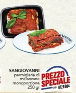 Gruppo di Palo Sangiovanni parmigiana di melanzane offerta