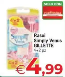 Despar Rasoi Simply Venus GILLETTE offerta