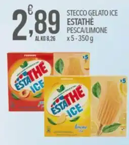 Iper Romagnolo Stecco gelato ice Estathè pesca/limone offerta
