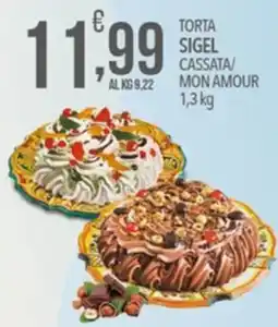 Iper Romagnolo Torta Sigel Cassata/Mon Amour offerta