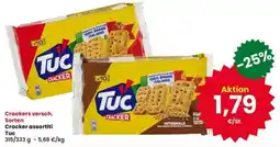 Interspar Crackers assortiti Tuc offerta