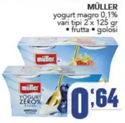 Gruppo di Palo Müller yogurt magro 0,1% offerta