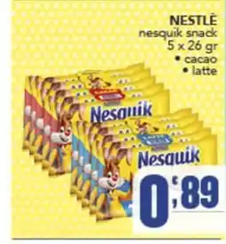 Gruppo di Palo Nesquik snack offerta