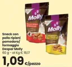 Despar Snack con pollo ripieni pomodoro/formaggio Despar Molly offerta