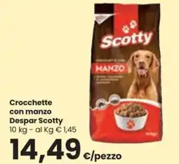 Despar Crocchette con manzo Despar Scotty offerta