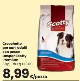 Despar Crocchette per cani adulti con pesce Despar Scotty Premium offerta