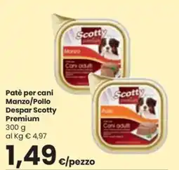 Despar Patè per cani Despar Scotty Premium offerta