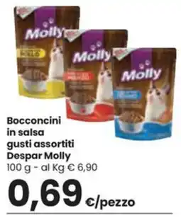 Despar Bocconcini in salsa gusti assortiti Despar Molly offerta