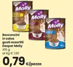 Despar Bocconcini in salsa Despar Molly offerta