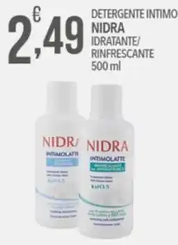 Iper Romagnolo Nidra detergente intimo idratante/rinfrescante offerta