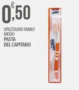 Iper Romagnolo Spazzolino family medio pasta del capitano offerta