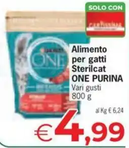 Despar Alimento per gatti Sterilcat ONE PURINA offerta