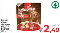 Despar Biscotti ripieni con carne Scotty offerta