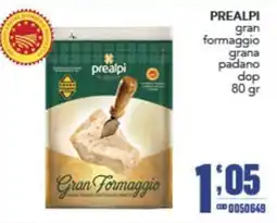 Gruppo di Palo prealpi gran formaggio grana padano dop offerta