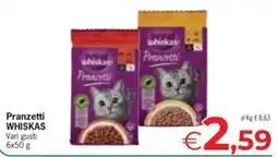 Despar Panzetti WHISKAS offerta