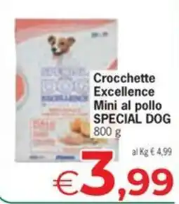 Despar Crocchette Excellence Mini al pollo SPECIAL DOG offerta