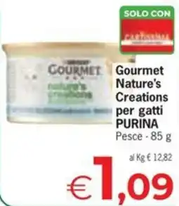 Despar Gourmet Nature's Creations per gatti offerta