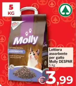 Despar Lettiera assorbente per gatto Molly offerta