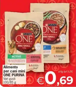 Despar Alimento per cani mini ONE PURINA offerta