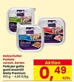 Interspar Paté per gatto Molly Premium offerta