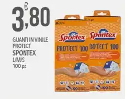 Iper Romagnolo Guanti in vinile protect spontex offerta