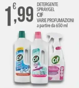 Iper Romagnolo Detergente spray/gel Cif offerta
