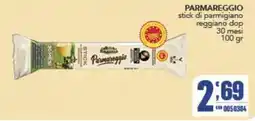 Gruppo di Palo Parmareggio stick di parmigiano reggiano dop offerta