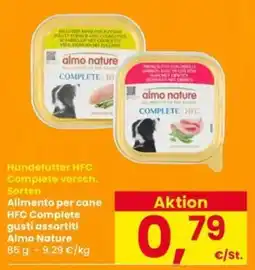 Interspar Alimento per cane HFC Complete gusti assortiti Almo Nature offerta