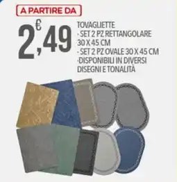 Iper Romagnolo Tovagliette offerta