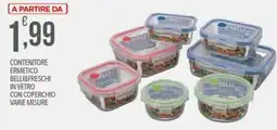 Iper Romagnolo Contenitore ermetico Belli&Freschi in vetro offerta