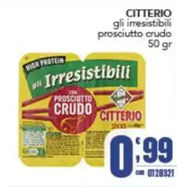 Gruppo di Palo gli Irresistibili con prosciutto crudo Citterio offerta