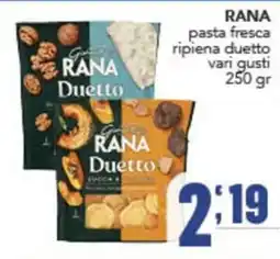 Gruppo di Palo Rana Duetto pasta fresca ripiena offerta