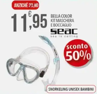 Bella color kit maschera e boccaglio Seac