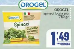 Gruppo di Palo Orogel spinaci offerta