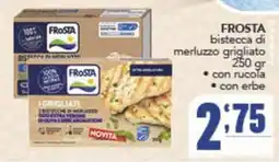 Gruppo di Palo Frosta bistecca di merluzzo grigliato offerta