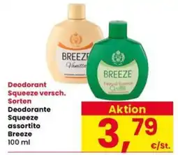 Interspar Deodorante Squeeze Breeze offerta